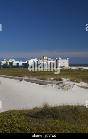 USA, Ohio, Gulf Shores, Mobile Bay, beach houses Banque D'Images