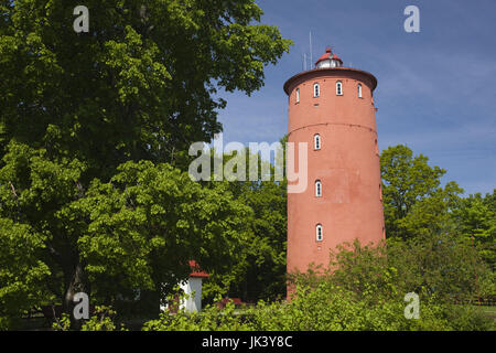 La Lettonie, l'ouest de la Lettonie, Kurzeme, Most na Soči, région du Cap, Slitere Slitere Kolkasrags, phare Banque D'Images