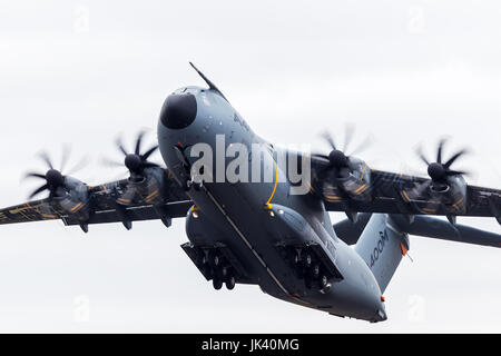 Atlas A400M voir au 2017 Royal International Air Tattoo à Fairford de la RAF dans le Gloucestershire - le plus grand meeting aérien militaire dans le monde. Banque D'Images