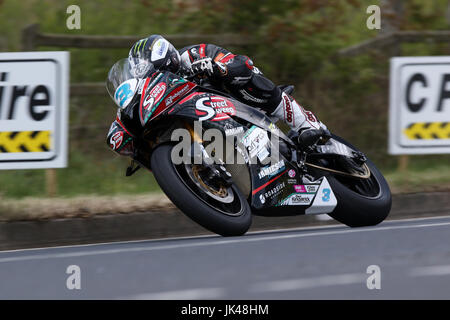 Michael Dunlop, course Supersport 200 2017 Nord-Ouest Banque D'Images