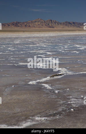 États-unis, Californie, Amboy, salines, Bristol Dry Lake, désert de Mojave Banque D'Images