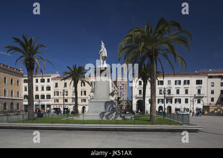 L'Italie, la Sardaigne, au nord ouest de la Sardaigne, Sassari, Piazza Italia Banque D'Images