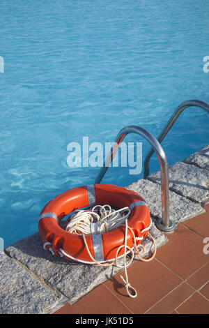 Italie, Sardaigne, Costa Smeralda, Porto Cervo, Cala di Volpe hôtel de luxe, piscine intérieure Banque D'Images