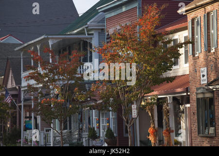 USA, Maryland, rive est de la baie de Chesapeake, St. Michaels, village détail Banque D'Images