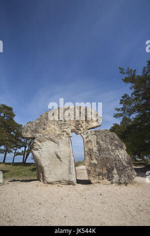 La Lettonie, l'ouest de la Lettonie, Kurzeme Région, Cape Most na Soči, Kolkasrags, Most na Soči, Slitere National Park, signalisation Banque D'Images