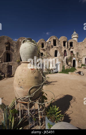 La Tunisie, Ksour, Médenine, Ksar Médenine, ksar fortifié building Banque D'Images