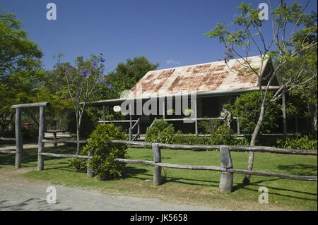 L'Australie, Queensland, Capricorn Coast, Rockhampton, Musée-village du patrimoine de Rockhampton, début de l'Australian settlers house, Banque D'Images