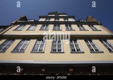 Allemagne, Hessen, Frankfurt am Main, vieille ville, Goethe Haus extérieur, lieu de naissance de l'écrivain allemand Johann Wolfgang von Goethe en 1749, Banque D'Images