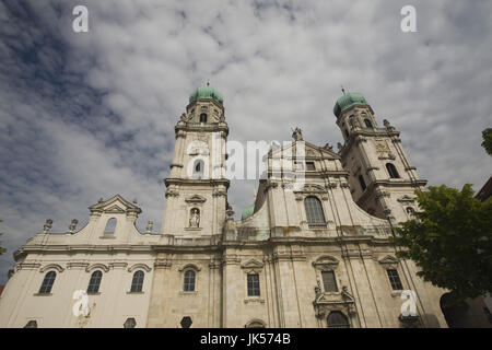 Allemagne, Bavière, Passau, Dom, la cathédrale de Saint Stéphane Banque D'Images