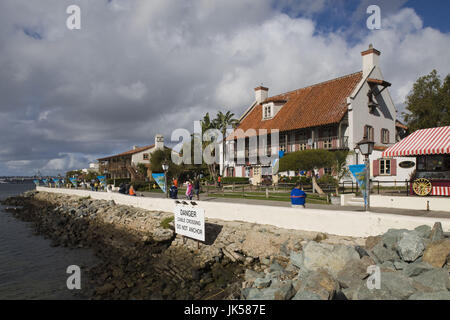 États-unis, Californie, San Diego, bâtiments de Seaport Village Banque D'Images