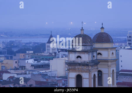 Italie, Sardaigne, Cagliari Stampace, Chiesa, district de SantAnna church, Dawn Banque D'Images