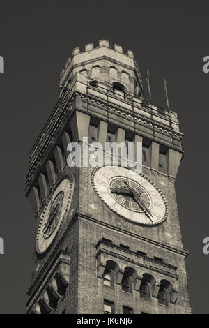 USA, Maryland, Baltimore, Bromo Seltzer Tower Banque D'Images