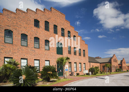 USA, Louisiane, pays Cajun, Avery Island, sauce Tabasco McIlhenny Bâtiments Banque D'Images