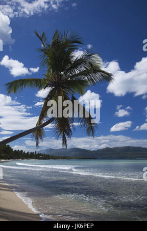 République dominicaine, Péninsule de Samana, Las Galeras, Playa Rincon beach Banque D'Images