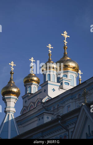 La Lettonie, Riga, Lettonie, sud-est Région de Latgale, la vallée de la rivière Daugava, Daugavpils, Église orthodoxe russe Banque D'Images