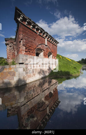 La Lettonie, Riga, Lettonie, sud-est Région de Latgale, la vallée de la rivière Daugava, Daugavpils, forteresse russe, b. 1810 à 1993 Banque D'Images