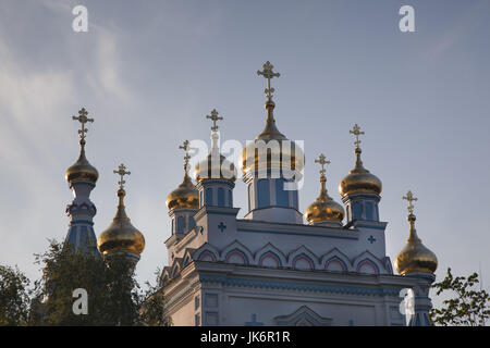 La Lettonie, Riga, Lettonie, sud-est Région de Latgale, la vallée de la rivière Daugava, Daugavpils, Église orthodoxe russe Banque D'Images