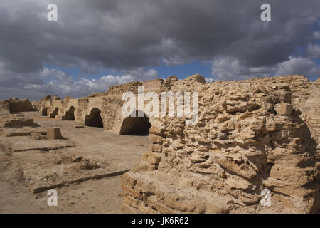 Tunisie, Tunis, Carthage, de l'ère romaine, La Marsa Citernes Banque D'Images
