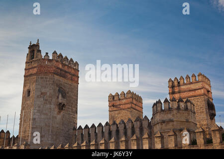 Espagne, Andalousie, Cadix Région Province, Région du Triangle Sherry, El Puerto de Santa Maria, Castilo San Marcos, circa 1260 ANNONCE Banque D'Images