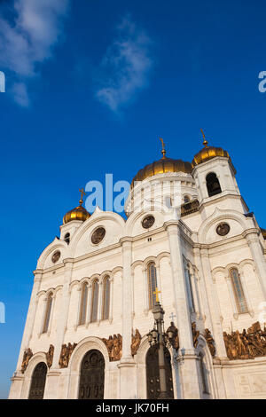 La Russie, de l'oblast de Moscou, Moscou, Khamovniki-salon, Cathédrale de Christ le Sauveur, la fin de l'après-midi Banque D'Images