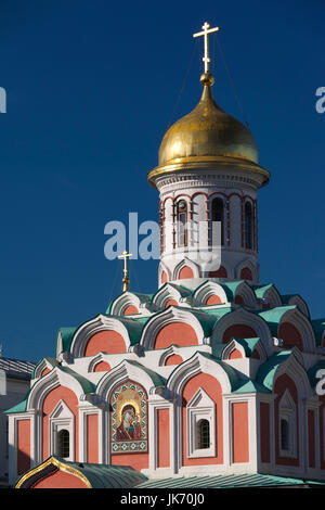 La Russie, de l'oblast de Moscou, Moscou, la Place Rouge, la Cathédrale de Kazan Banque D'Images