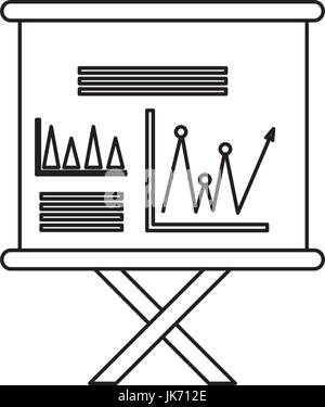 Graphique de barres statistiques Illustration de Vecteur