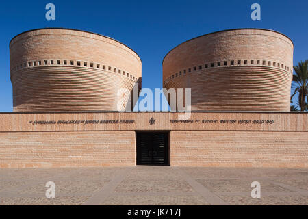 Israël, Tel Aviv, Tel Aviv University, Cymbalista Synagogue, architecte, Mario Botta Banque D'Images