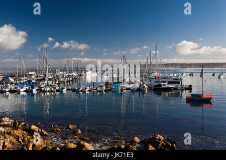 États-unis, Californie, côte centrale, Monterey, bateaux, Monterey Bay Banque D'Images