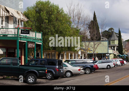 États-unis, Californie, Californie du Sud, Los Olivos, Santa Barbara Wine Country, centre-ville Banque D'Images