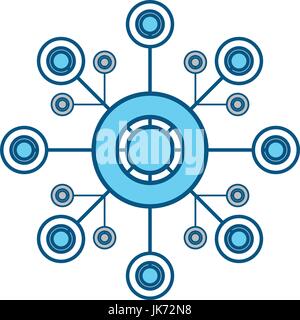 Symbole de l'œil de surveillance Illustration de Vecteur