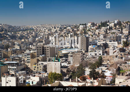 La Jordanie, Amman, augmentation de la ville depuis la Citadelle Banque D'Images