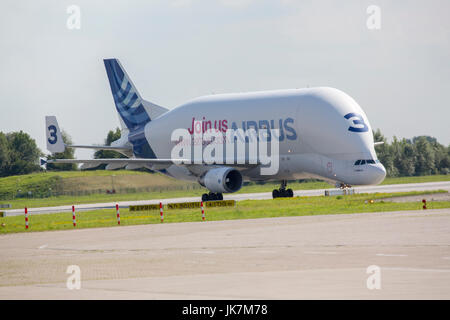 L'Airbus A300-600ST, connu sous le nom de "Beluga" pour sa ressemblance avec l'unique petit rorqual est l'une des plus grandes cales à cargaison de n'importe quel aéronef Banque D'Images