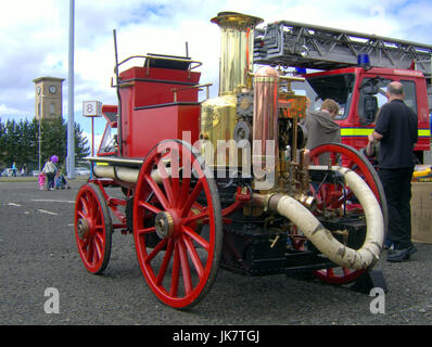 Strathclyde fire brigade préservation groupe society vintage du matériel d'incendie et tous les moteurs Banque D'Images