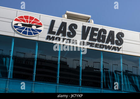 Las Vegas - Circa Juillet 2017 : Las Vegas Motor Speedway. Les hôtes LVMS et NASCAR NHRA événements, incluant le Pennzoil 400 IV Banque D'Images