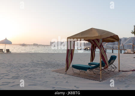 Pavillon de luxe sur la plage Banque D'Images