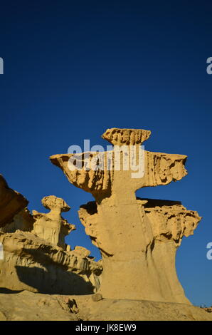 Rock formations in Bolnuevo, Mazarrón Banque D'Images