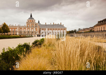 Espagne, Madrid, Madrid, le Palais Royal à Aranjuez, extérieur Banque D'Images