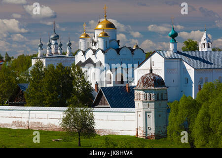 La Russie, Vladimir Oblast, anneau d'or, Suzdal, couvent d'Intercession Banque D'Images