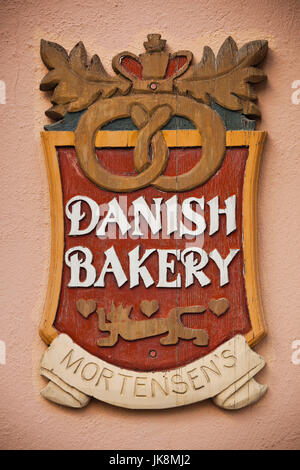 États-unis, Californie, Californie du Sud, Solvang, ville du patrimoine mondial, le danois danois bakery Banque D'Images