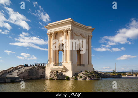 France, Languedoc-Roussillon, Hérault, Montpellier, Ministère du château d'eau, Promenade du Peyrou Banque D'Images