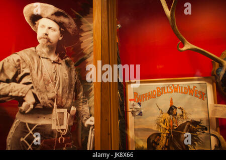 USA, Colorado, Golden, Lookout Mountain, Buffalo Bill Museum, photo de Buffalo Bill Banque D'Images