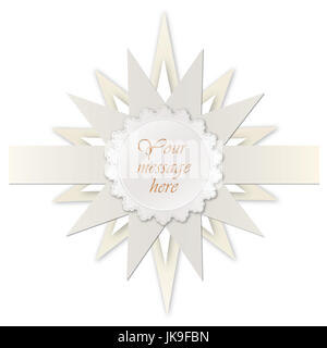 Forme de fleur. Vignette Swirl border décor. Bouquet floral décoratif d'été pour la conception de cartes de vœux. Nature fond Banque D'Images