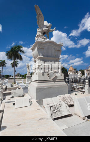 Cuba, La Havane, Vedado, Nécropole Cristobal Colon cemetery Banque D'Images