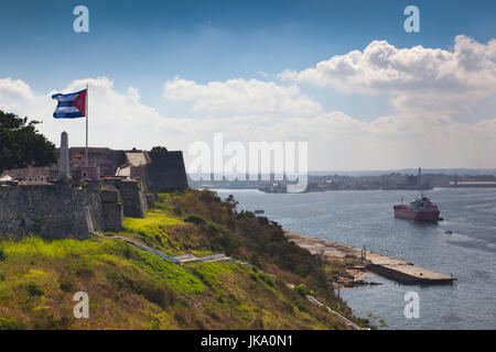 Cuba, La Havane, Fortaleza de San Carlos de la Cabana fortress Banque D'Images