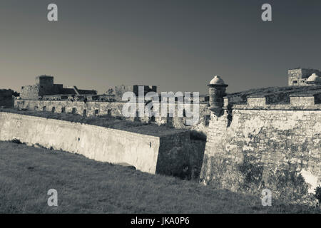 Cuba, La Havane, Fortaleza de San Carlos de la Cabana fortress Banque D'Images