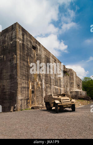 France, Nord-Pas de Calais, Pas de Calais, département, le Blockhaus de Eperlecques Eperlecques, la seconde guerre mondiale bunker allemand V2 rocket, extérieur Banque D'Images