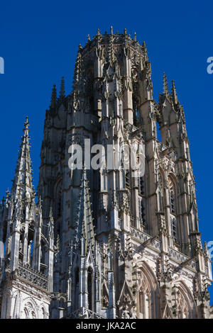 France, Haute-Normandie, Seine-Maritime, Rouen, Cathédrale Notre Dame, l'exterior Banque D'Images