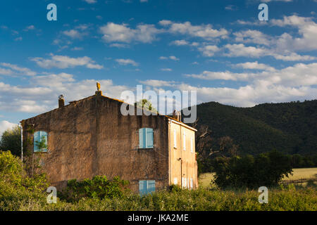 France, Corse, Haute-Corse, département, région Fiumorbo Abazia, ferme, coucher du soleil Banque D'Images