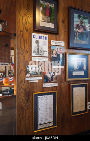 USA, New York, d'Espoir, lieu de naissance de l'ancien Président Bill Clinton, intérieur de la Clinton Museum Banque D'Images