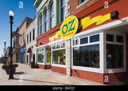 USA, Kansas, Eghezée, l'Oz, musée dédié à ce film, Wizard of Oz, extérieur Banque D'Images